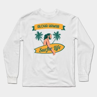 Surfing | Beach | Summer Full Of Surfing Long Sleeve T-Shirt